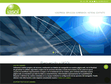 Tablet Screenshot of iasol.es